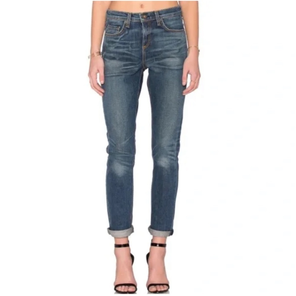 Rag & Bone High Rise Dre Slim Boyfriend Jean Exeter Casual Women Denim 26